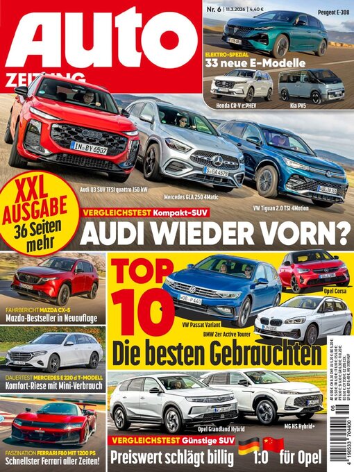 Cover image for Autozeitung ePaper